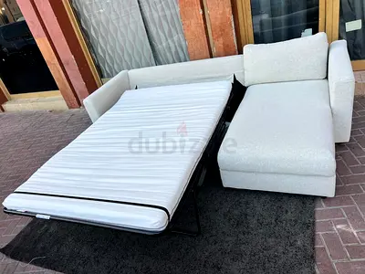 Ikea vimle L shape sofa bed with mattress