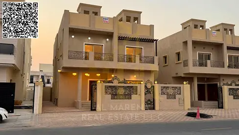 فيلا فاخرة سوبر ديولكس للبيع في منطقة الحليو2 عجمان بمسبح بسعرشامل رسوم التسجيل والتمليك