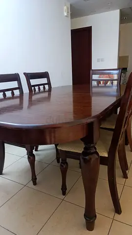 Table with 8-6 chairs