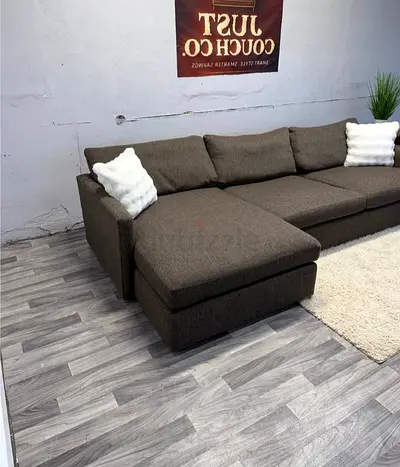 L shape crate and barrel sofa