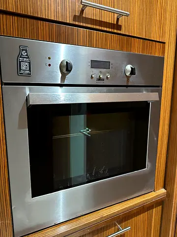Built-in Zanussi Stainless Steel Electric Oven - Good Condition