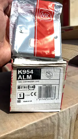 MK K954 ALM 13A Metal Clad Connection Unit - New in Box