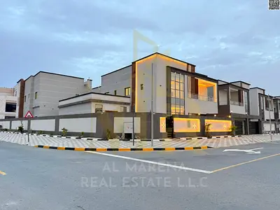 فيلا للبيع في الحليو – بعجمان طابقين وروف تكييف مركزي بسعر شامل  رسوم المكيفات والكهرباء والمياه . تتميز هذه الفيلا بست غرف نوم واسعة وغرف معيشة كبيرة
