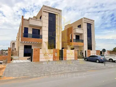 Luxury Villa for Sale in Al Helio 2 – Ajman | 6 Master Bedrooms | Two Floors & Roof, Price Inclusive