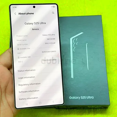 SAMSUNG GALAXY S25 ULTRA 1TB STORAGE SLIVER COLOR