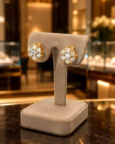 Exquisite Diamond Earrings 0.81ct | 18K Yellow Gold | IGI Certified