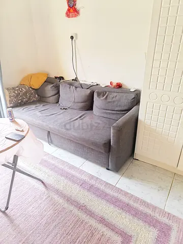 Grey 3-seater Fabric Sofa - Good Condition