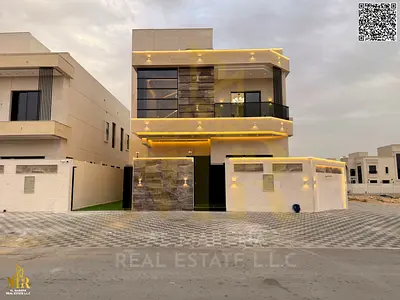 Super Modern Corner Villa | Two Floors & Rooftop | 5 Master Bedrooms | Majlis & Spacious Living Room | Near Azha Roundabout | Fees Included