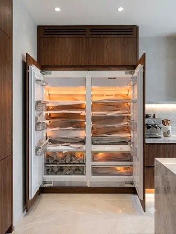 Miele latest model separate fridge 90cm and 75 cm freezer set built-in fully-integrated