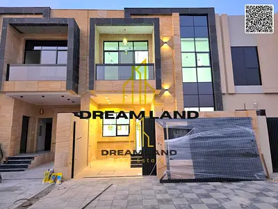 Villa for sale, including registration and ownership fees, on the main street, ready to move in, in one of Ajman's most prestigious areas. Freehold ow
