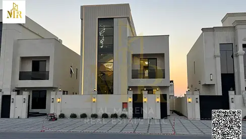 One of the most luxurious villas in Ajman for sale in a prime location, including registration and ownership fees | Bank financing available with flex