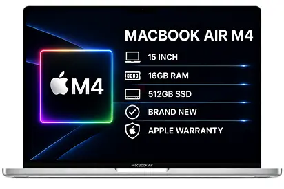 MacBook Air M4 | 16GB RAM | 512GB SSD
