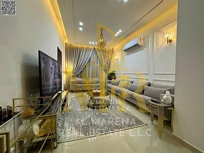 A villa on the main street, ready to move in, in one of Ajman's most prestigious areas. Freehold ow