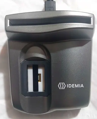 IDEMIA Fingerprint Scanner and Smart Card Reader