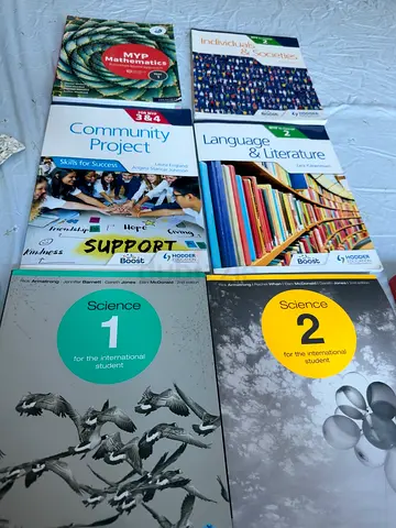 Set of International School Textbooks — Language, Science, Community Project, MYP Mathematics