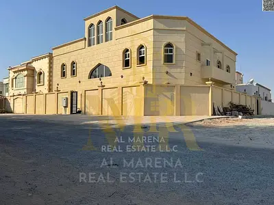 Corner Villa for Sale in Al Muwaihat 3 | 8,000 sq ft | Two Floors + Roof | 4 Independent Apartments | 12 Master Bedrooms | Suitable for 4 Families | P