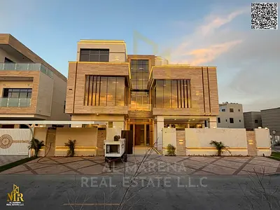 Modern Corner Villa with Full Al Yasmeen Park View | Two Floors & Rooftop | 6 Master Bedrooms | Majlis & 2 Living Halls | All-Inclusive Price