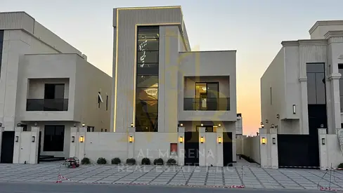 Registration fees included, near Sheikh Mohammed Bin Zayed Road - Freehold for life for all nationalities Villa for sale in Ajman, ready to move in,