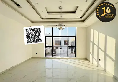 stand alone Luxury Twin Villa for Rent in Al Amerah, Ajman 14 Master Bedrooms 2 Majlis 2 Living Hal