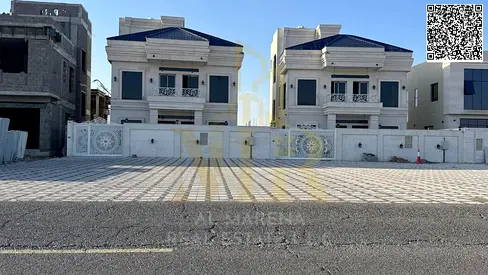 Al-Haliou Villa 2, prime location close to services, 3014 sq ft, 4 master bedrooms, two floors, price includes fees