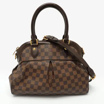Louis Vuitton Trevi PM Damier Ebene Canvas Bag