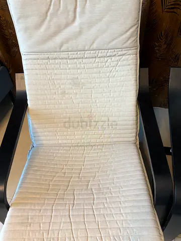 IKEA poang armchair extra seating 2 colors grey/beige