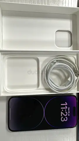 Apple IPhone 14 Pro Deep Purple 256GB no scratch with box (battery 88%)