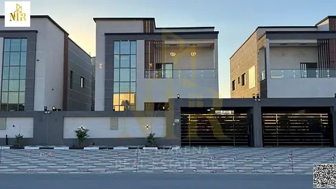 One of the most luxurious villas in Ajman for sale in a prime location, including registration and ownership fees | Bank financing available with flex