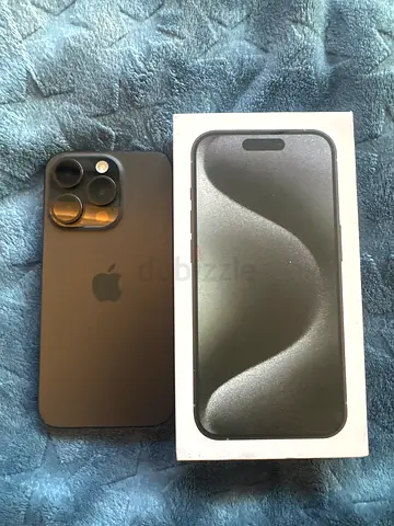 iPhone 15 Pro 256gb (Black titianium) with original box - excellent condition negotiable
