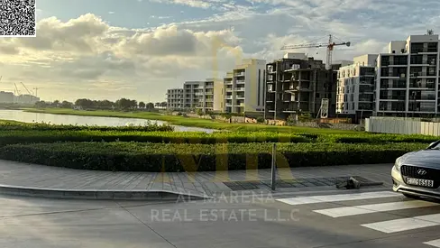 Luxury corner villa for sale in Al Zorah, Ajman | 5,000 sq ft | Two floors | Large swimming pool and garden | 3 master bedrooms | Open-plan American k