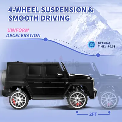 Joywhale 24V 2-Seater Kids Ride on Car Licensed Mercedes-Benz G63 Powerful 4WD for Kids Ages 3-8, wi