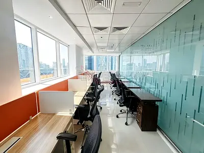 Fitted & Furnished |Partitioned Office |City Views