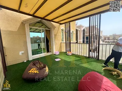 Villa in Al Mowaihat 2 Opposite Ajman Academy | Two Floors & Rooftop | 5 Master Bedrooms | Ready to Move In | Electricity, Water, AC & Furnishing Incl