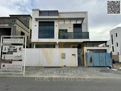 Elegant villa in Al Bahia – two floors and a roof + 5 master bedrooms and central air conditioning