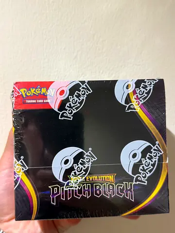 Pokemon booster box pitch black