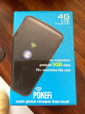 Pocket WiFi 4G LTE Pokefi portable hotspot - unused in box