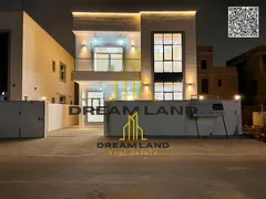 Villa for sale in Ajman, Al Zahiyah area, including registration fees, electricity, water, and air c