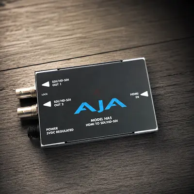 AJA HA5 HDMI to SDI Converter (Model HA5) -HDMI to SDI/HD-SDI