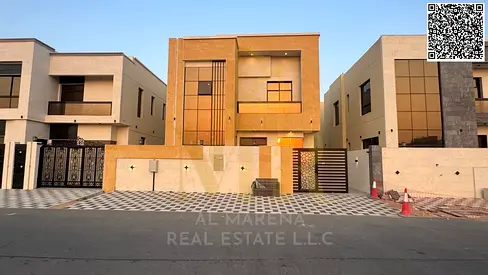 Ready-built home in a quiet location offering a complete lifestyle in Al Yasmin, including registration, ownership, electricity, and water fees.