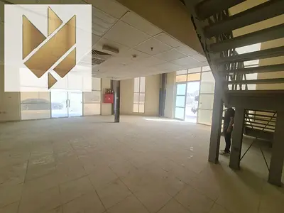 A showroom or warehouse for rent in Industrial Area 12, with a prime location and fully equipped facilities, suitable for exhibitions