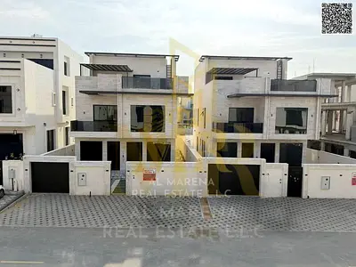 Luxury Villa for Sale in Al Bahia: Two Floors and a Rooftop, Turnkey Delivery with Private Pool Luxury Villa for Sale in Al Bahia – 7 Bedrooms | Two