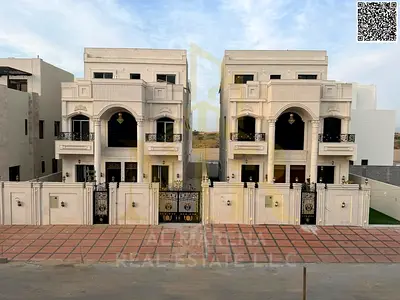 A classic architectural masterpiece in Al Bahia, a luxurious villa with an elegant design, priced inclusive of registration fees.