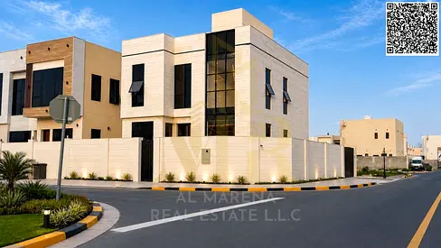 A luxurious corner villa with a modern design and spacious rooftop; an ideal opportunity for upscale living and investment.