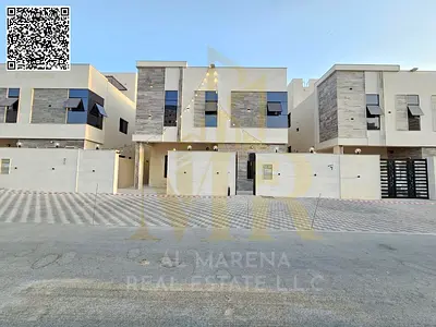 للبيع – فيلا فاخرة في العامرة – عجمان | مساحة 3500 قدم مربع | 5 غرف ماستر | طابقين وروف | شامل الكهرباء والمياه والمكيفات