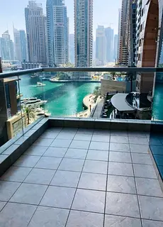 DUBAI MARINA EMIRATES CROWN LARGE 2B-HALL WITH MAID ROOM+COMPLETLY MARINA VIEW