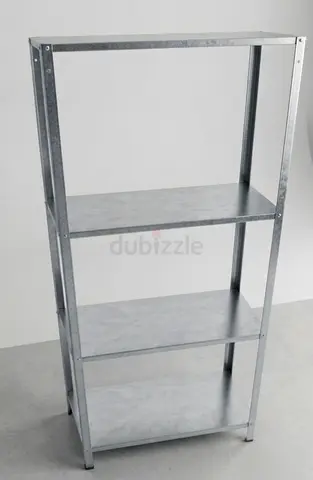 Galvanized Metal 3-Tier Storage Shelf - Heavy Duty