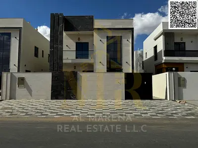 Villa for sale with a modern design and luxurious finishes in a prime location in Al Zahiyah, Ajman, at an all-inclusive price. A villa for sale in A