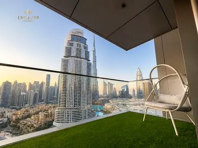 Luxury Furnished 2-Bedroom Apartment | Boulevard Point| Steps to Dubai Mall