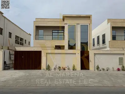 Luxury villa in Al Rawda 3 – High-end finishes, price includes electricity, water, and air conditioning fees, freehold ownership