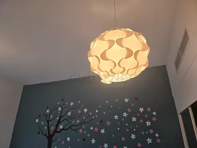 Modern White Pendant Ceiling Lamp - Decorative Light Fixture